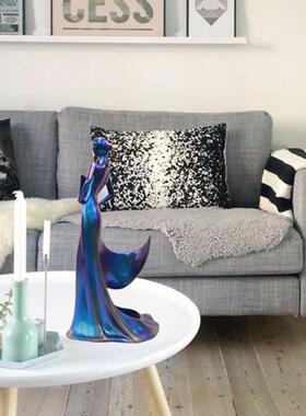 办艺美人鱼酒001柜摆件新房创意厅电视柜客公室摆设家居饰品小工