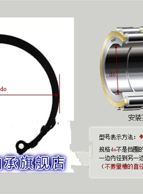 内卡簧 孔用弹性挡圈 轴承卡簧孔卡卡环20 25 15 17 30 35 40 62