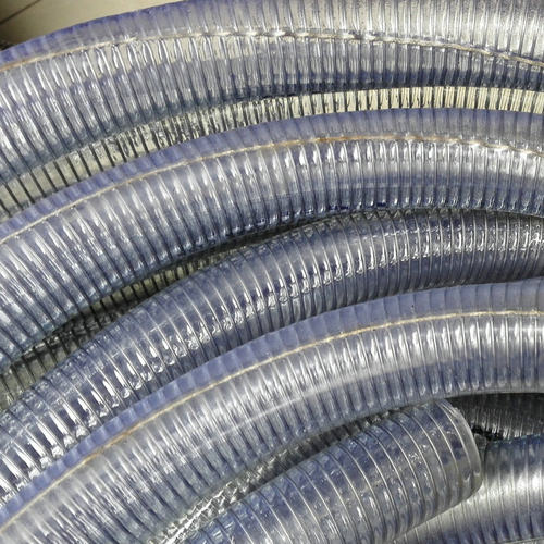 厂家直销防静电透明钢丝软管 输油管吸料管耐寒耐压钢丝透明管 - 图0