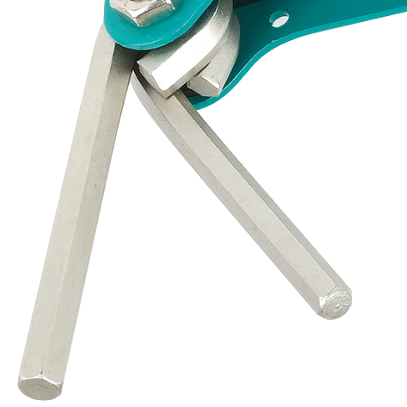 正品台湾宝工Proskit 8PK-021N 折叠型内六角扳手组(7支)1.5-6mm - 图1