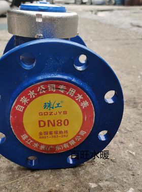 珠江法兰水表 旋翼式冷水表 湿式水表自来水水表LXLC法兰水表