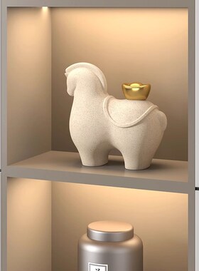 马上有钱摆件开业礼物送礼客厅酒柜D装饰品办公室摆设乔迁新居礼