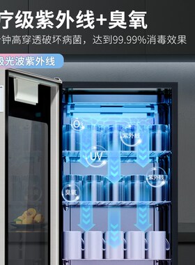 茶杯消毒柜立式大容量办公室茶楼酒杯子专用幼儿园口杯商用消毒柜