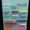 Hole board iron art layer board partition wall hanging small layer x board small commodity display rack boutique storage rack pendant storage