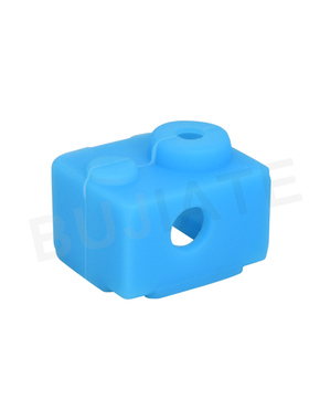 3D打印机配件 E3D-V6铝块硅胶套 耐高温保护硅胶套 蓝色款