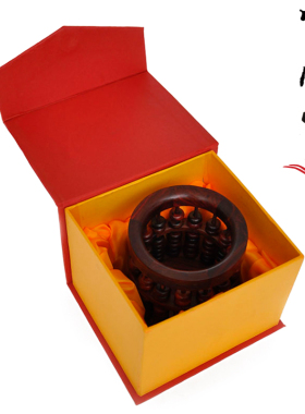 办公用品  礼品 文具r笔桶 经商 开业 红木算盘笔筒 书桌摆件