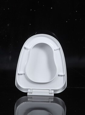 科玛PP板038老式大U型马桶盖 通用家用加厚抽水坐便盖厕所板缓降