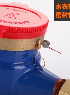正品埃美柯097铁壳旋翼式湿式丝口热水表计量表DN20 6分3/4专卖店