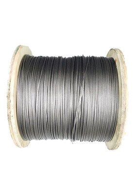 304不锈钢丝绳晾衣葡萄架0.8mm1mm1.2mm1.5mm2.5mm3mm4mm5mm起重
