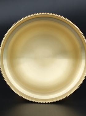 慧宝八吉祥供水碗D款纯铜供水杯佛前七支供铜碗器具摆件