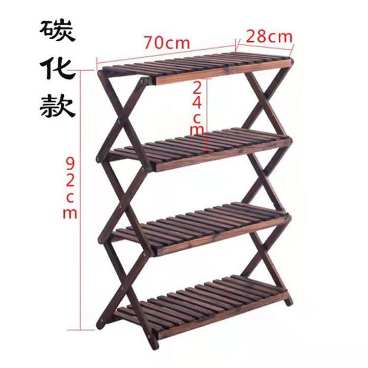 层安装可折叠花架阳台置物架客厅2025NB新用款多肉楠竹多家展示免 - 图3