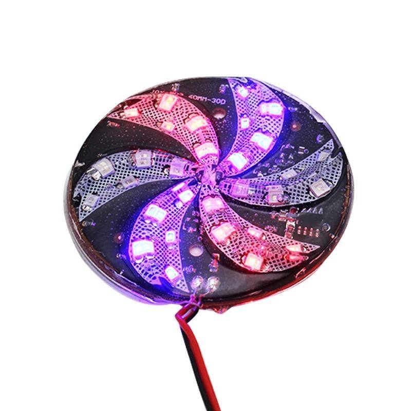 电动车自粘款超亮防追尾LED装饰灯改装枫叶七彩爆闪警示闪光灯,淘宝优惠券,粉丝福利购,淘宝优惠卷