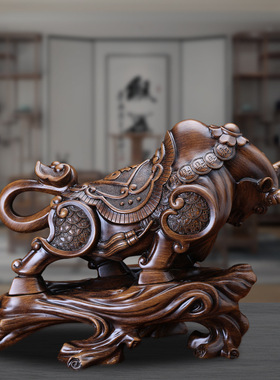 2021生肖牛年牛工艺品摆件家居客厅电视J酒柜博古架装饰品招财摆