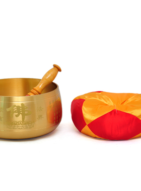 铜罄摆件日式铜庆铜佛音钵佛音碗修行钵颂L钵音疗静心钵法器工艺