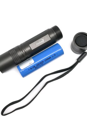 祈工大功率3W瓦395nm紫外线手电筒 LED紫光荧光灯紫光手电