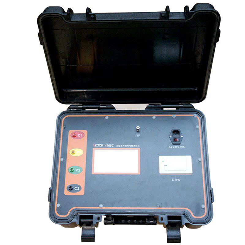 胜利大型地网接地电阻测试仪VC4108C 防雷接地表土壤电阻率测试仪 - 图3