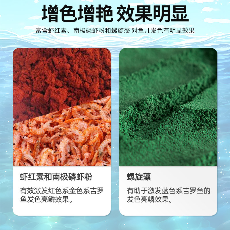 沃韦朗原生鱼饲料蓝吉罗鱼军鱼鳑鲏马口鱼饵料鱼粮缓沉高蛋白鱼食,淘宝优惠券,粉丝福利购,淘宝优惠卷