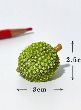 仿真迷你微缩水果食玩模型小摆件微景观diy沙盘道具榴莲香蕉葡萄