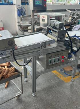 福销通直全动卷机鸡蛋卷配套设备自动卷蛋筒机蛋卷福通机成型机自