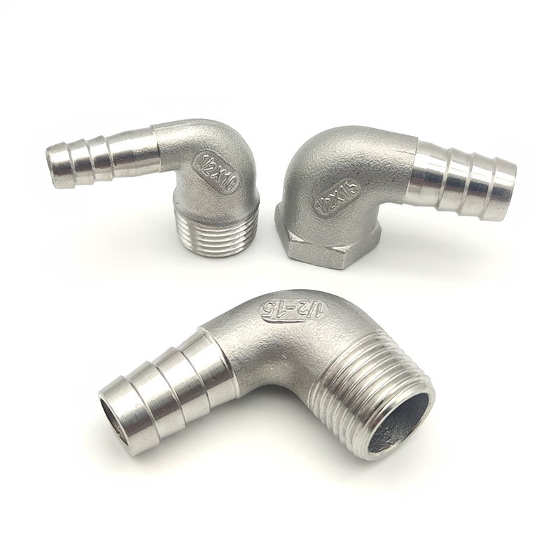 304不锈钢内丝宝塔90度弯头直角4分1寸水管变径格林皮管接头配件 - 图2