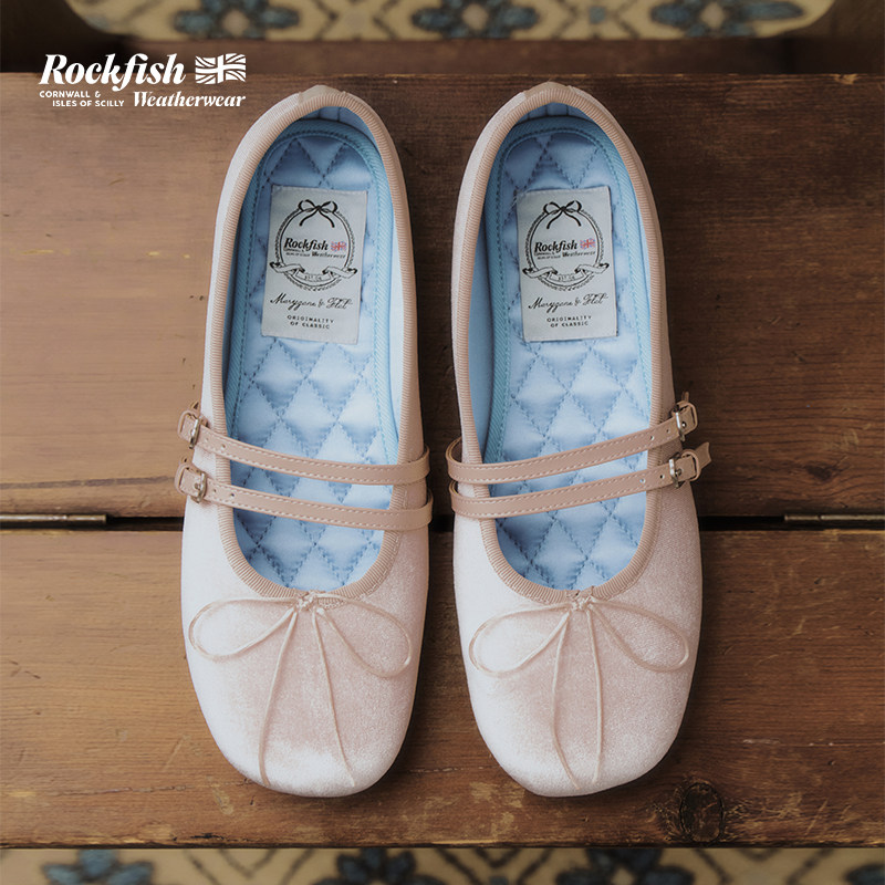 RockfishWeatherwear春季复古平底天鹅绒方头双带玛丽珍鞋女鞋,淘宝优惠券,粉丝福利购,淘宝优惠卷