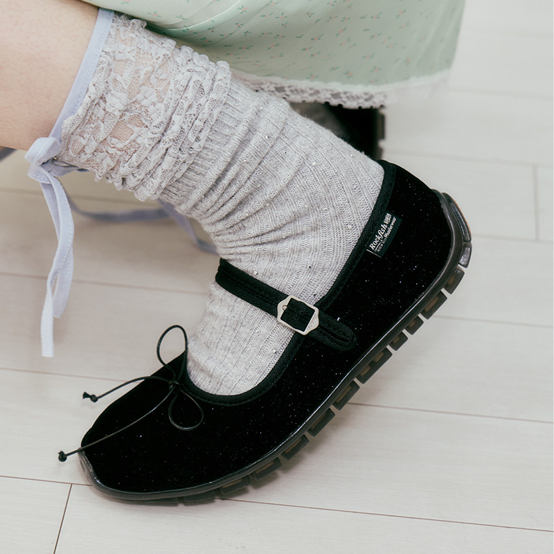 RockfishWeatherwear春季缎面芭蕾风时尚平底一字带玛丽珍鞋女鞋,淘宝优惠券,粉丝福利购,淘宝优惠卷