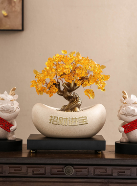 电视柜装饰摆饰轻奢软装高级感酒柜客厅中式家P居饰品乔迁新居礼