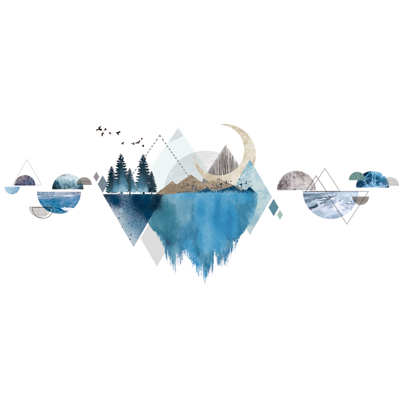 3d立体卧室床头墙贴纸客厅电视背景装饰画贴画墙画墙壁Z纸墙纸自 - 图0