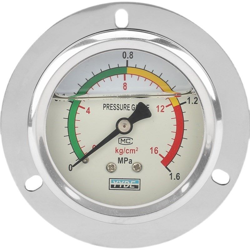 带气管轴向耐震压力表YN60ZT/1.6mpa液压油压表水压表防震气压表,淘宝优惠券,粉丝福利购,淘宝优惠卷