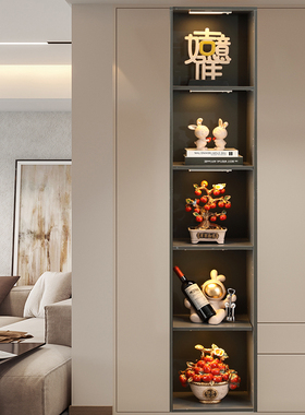 高档酒柜办公室装饰品摆件轻奢客厅家用L玄关暖居事事如级感新