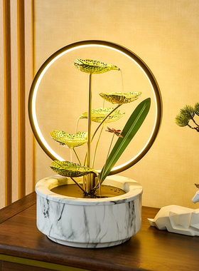 流水摆件循环水乔迁新居礼品之喜搬家礼物摆件搬T新家公司开店开