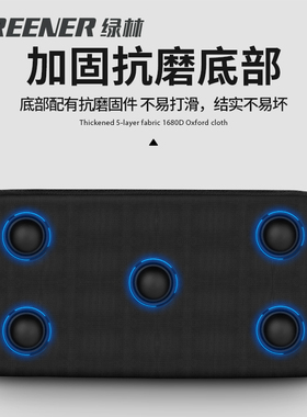 绿林结实耐用多功能手提工具包电工木工专用加厚帆布维修收纳包袋