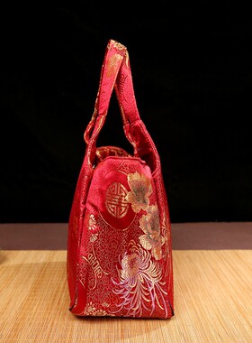 中国风特色礼品送老外云锦女式手拎包丝绸手工艺品商务出国小礼品
