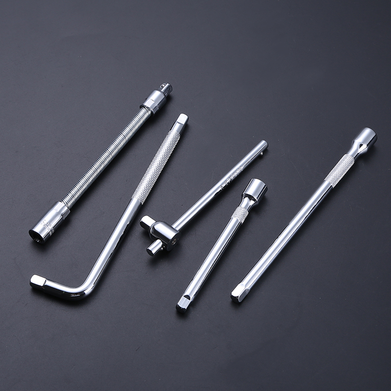 1/4寸小飞套筒延长杆滑杆加长软接杆加力L型弯杆棘轮扳手万向节 - 图0