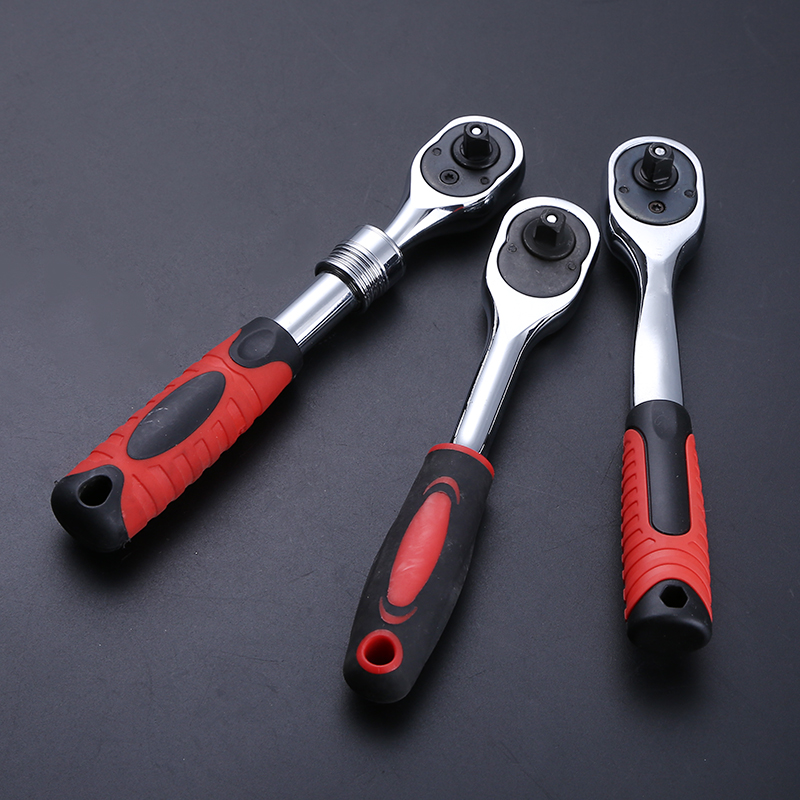 1/4寸小飞套筒延长杆滑杆加长软接杆加力L型弯杆棘轮扳手万向节 - 图1