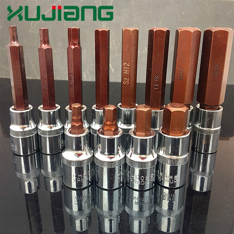 包邮1/2压批套筒S2内六角12.5MM旋具套筒H4H5H6H8H10H12H14H17H19 - 图3