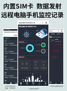 太阳能RS485转4G无线GPRS通讯工业物联网云平台压力流量液位监控