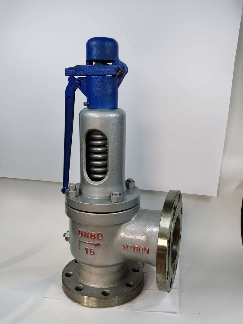 A48Y-16C/25C/40C/64C/100C全启式带扳手弹簧式锅炉法兰安全阀 - 图0