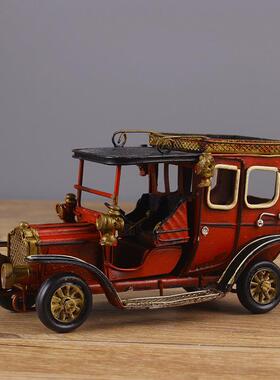 zak甲k家a古铁皮迷你汽车模型壳虫老爷车居摆件创意QC080复装饰品