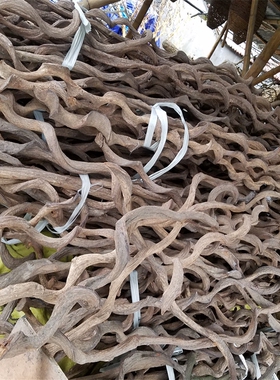 天然过江龙藤干花树枝客厅餐厅样板间酒店软装饰T摆件藤条插花干