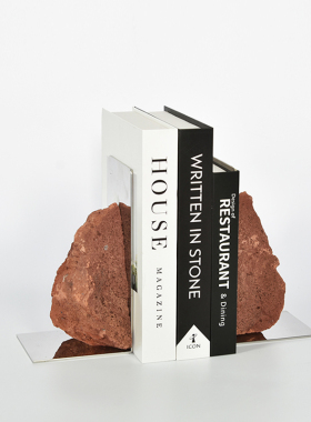 新中式现代石材圆形玻璃屏风托盘摆件样板间玄P关书档钟表书房装