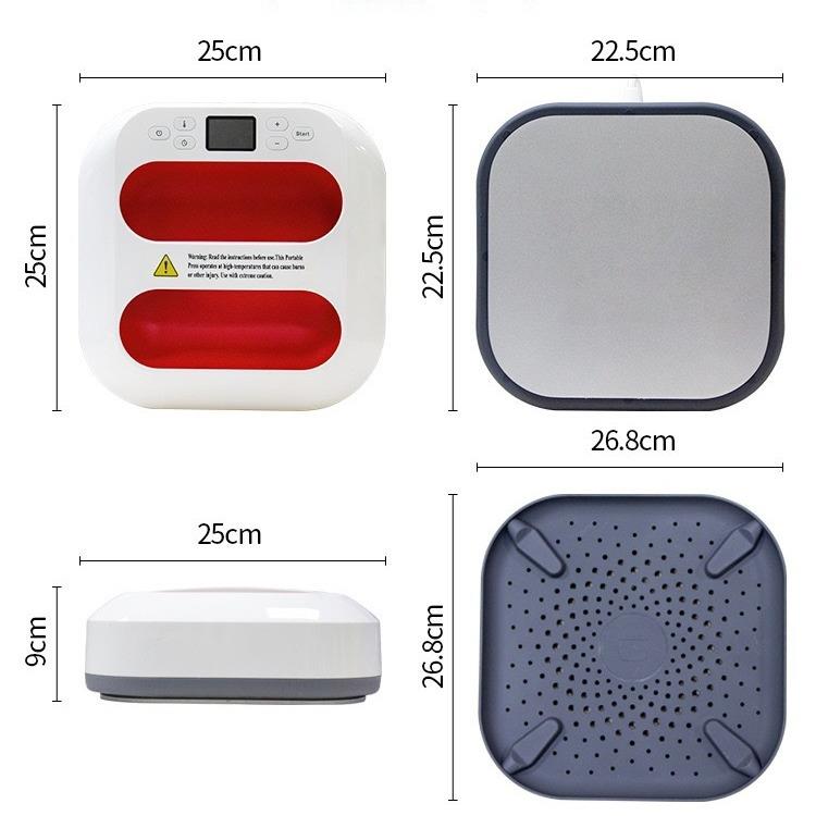 32XT-迷你3手持熨斗式烫画机热2便携式烫装画机平板烫画机服转印 - 图1