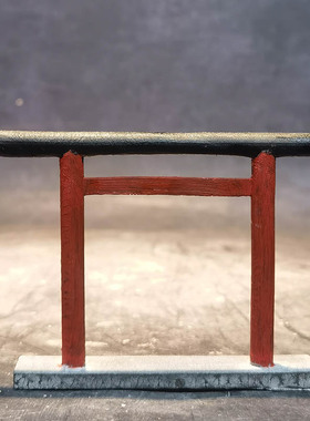 冬官手作 鱼缸造景摆件苔藓花B盆小房子牌坊神明鸟居明神鸟居