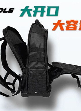 BOLE大号拉杆工具包多功能维修牛津布大重型工具背包男双肩工具包