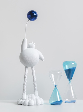 Di举球b人物抽象树脂雕塑家居创意样板房软装客厅摆件饰品轻奢