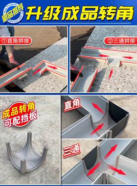 工厂厨房家用树脂成品排水沟排水槽线性地沟槽型庭院不锈钢
