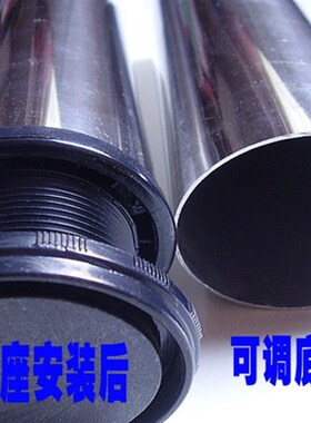 不锈钢吧台柱桌腿支架家具支撑脚吧台脚支撑柱电脑桌脚定做可调节