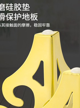 优质金属床脚三角叉柜脚 支撑家具脚垫五金配件电视柜茶几腿桌腿