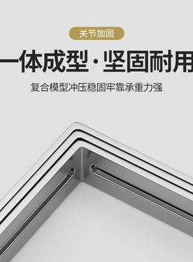 不锈钢角码长孔直片L型90度直角固定器 一字层板托直条家俱连接件
