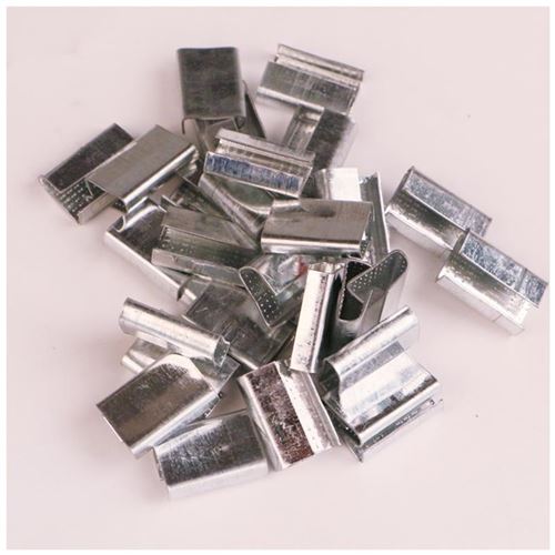 打包扣 铁皮扣PmE塑钢打A包带手动打包卡扣塑钢带打包扣 - 图0